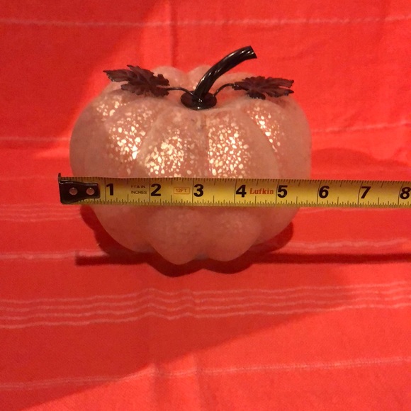Light Up Mercury Glass Pumpkin Decor - Picture 6 of 7